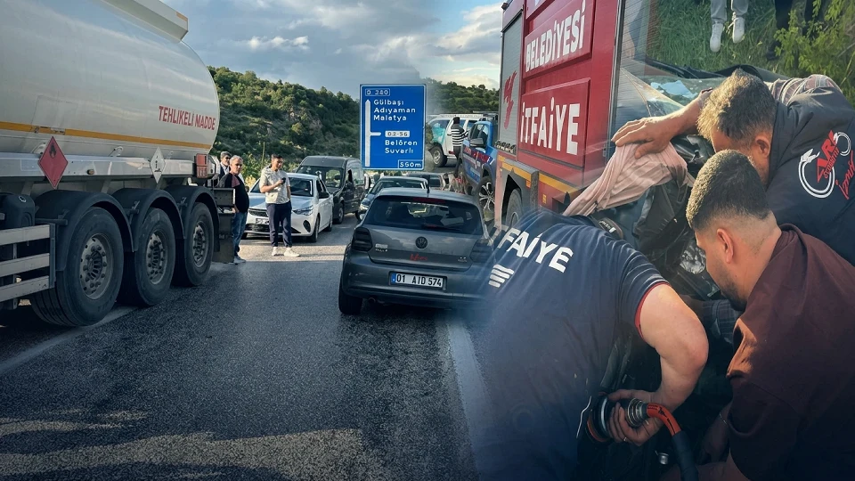 Adıyaman’da feci kaza! İki otomobil çarpıştı: Anne ve iki çocuk hayatını kaybetti | YEREL HABERLER