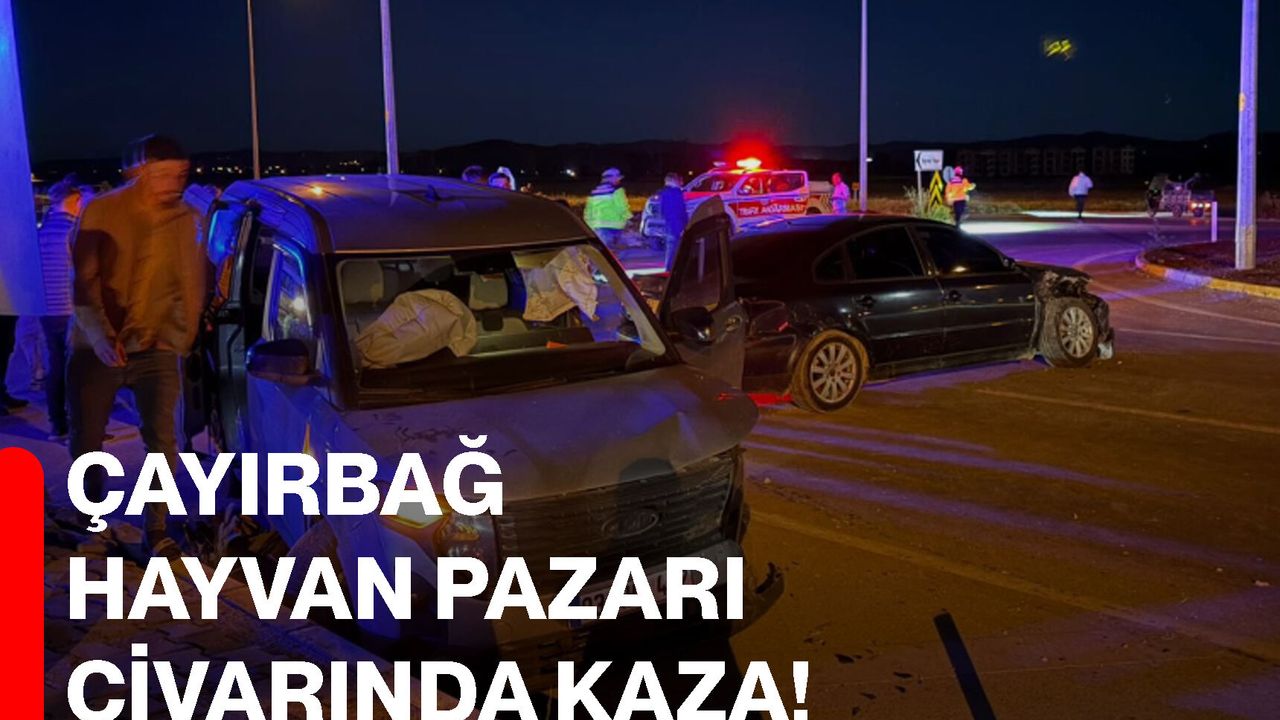 Çayırbağ Hayvan Pazarı Civarında Kaza!