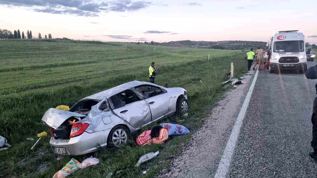 Yozgat'ta Trafik Kazası: 1 Ölü, 3 Yaralı