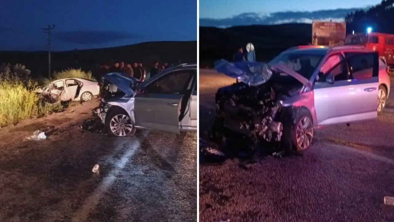 Çorum’da trafik kazası: 3’ü ağır 7 yaralı