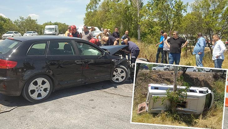 Balıkesir'de feci kaza! Otomobil ile minibüs çarpıştı: Çok sayıda yaralı var