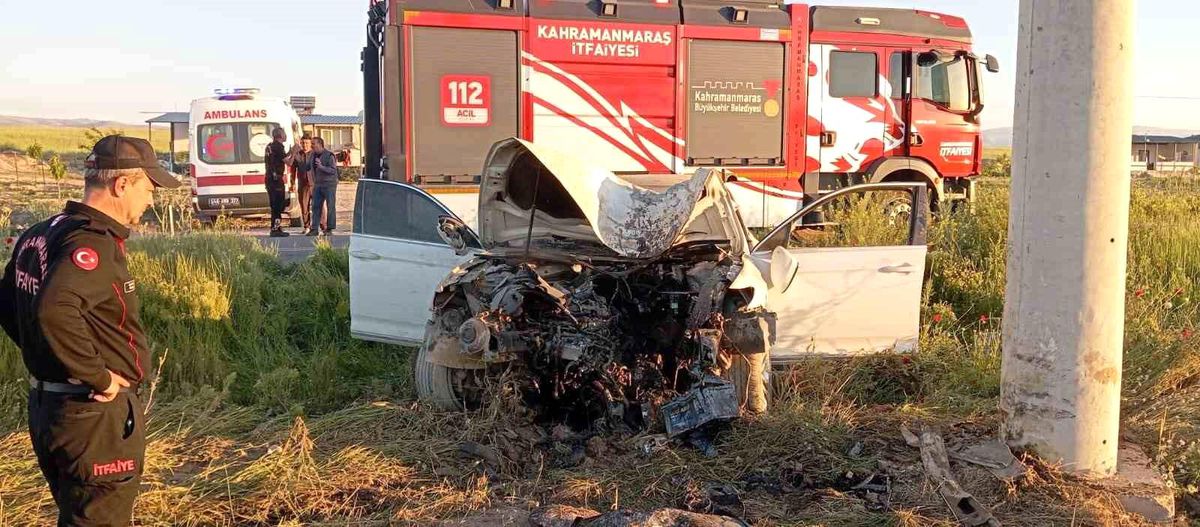 Kahramanmaraş'ta kaza: 1 yaralı
