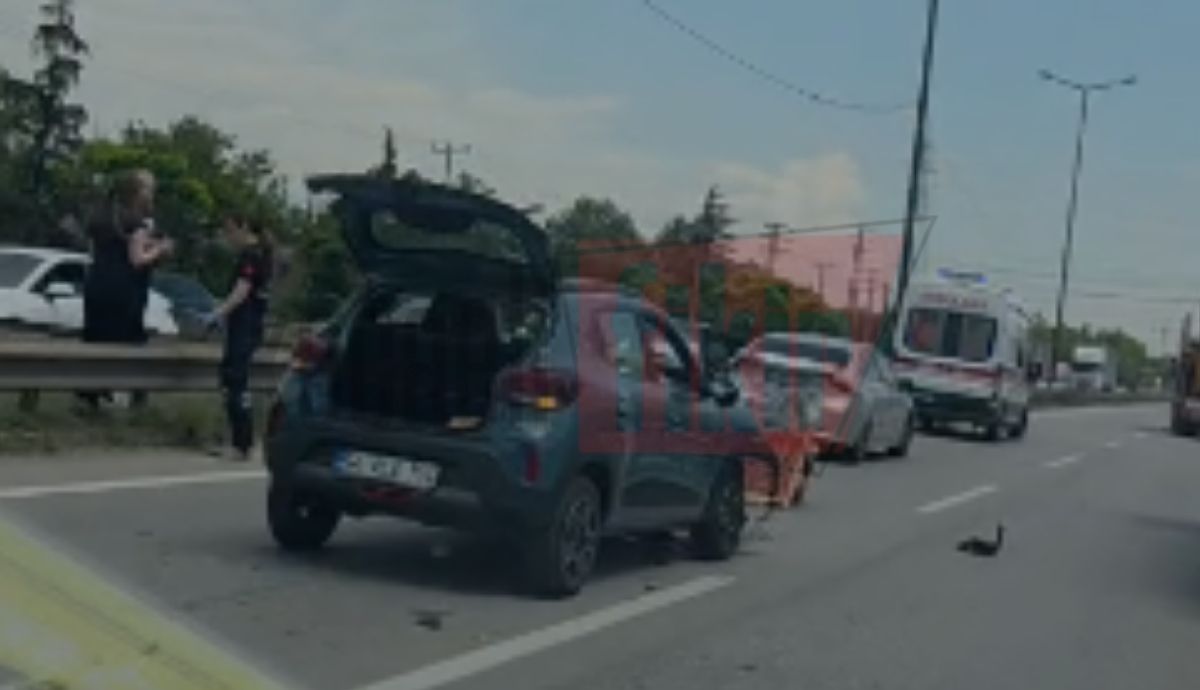 Kartepe'de korkutan kaza