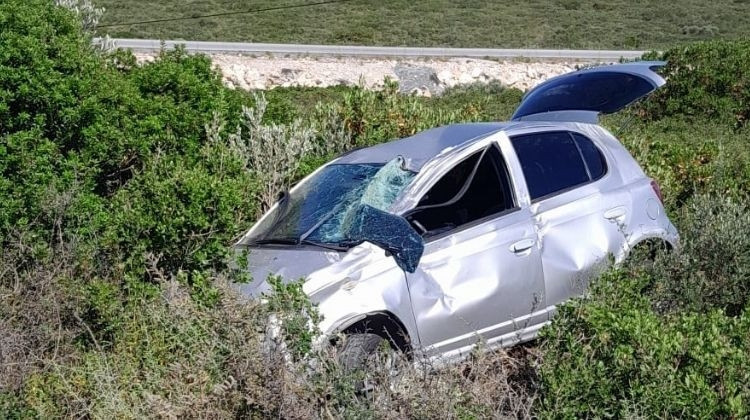 Aydın'da feci kaza… Şarampole devrilen otomobildeki 2 kişi öldü