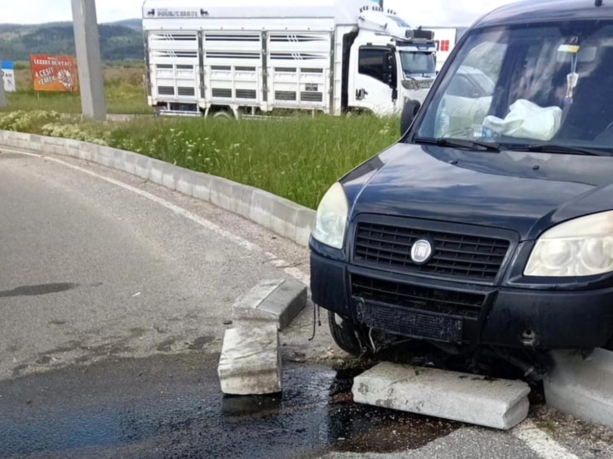 Bolu'da Trafik Kazası: Sürücü Yaralandı