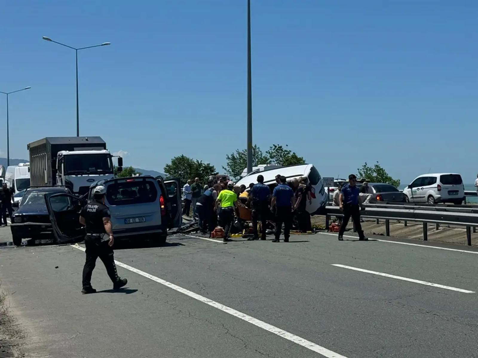 Karadeniz Sahil Yolu'nda ters yön faciası: Ölü ve yaralılar var