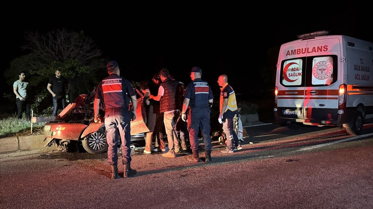 Nevşehir trafik kazasında tırla çarpışan otomobilin sürücüsü hayatını kaybetti