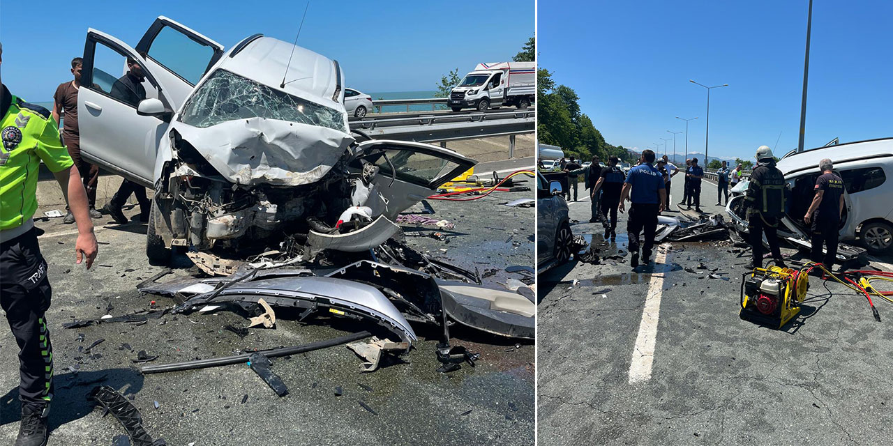 Rize’de Zincirleme Trafik Kazası: Ölü ve Yaralılar Var