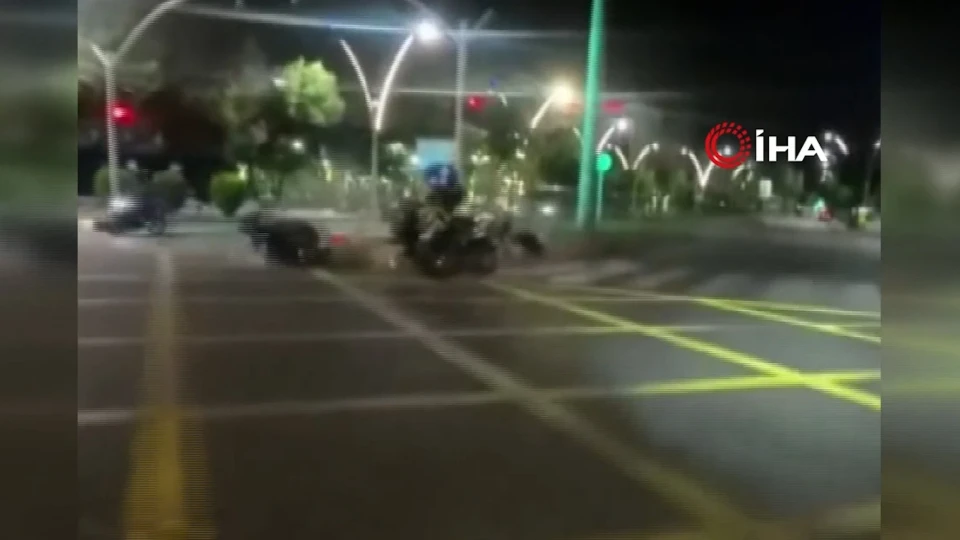 Batman Turgut Özal Bulvarı'nda motosiklet kazası