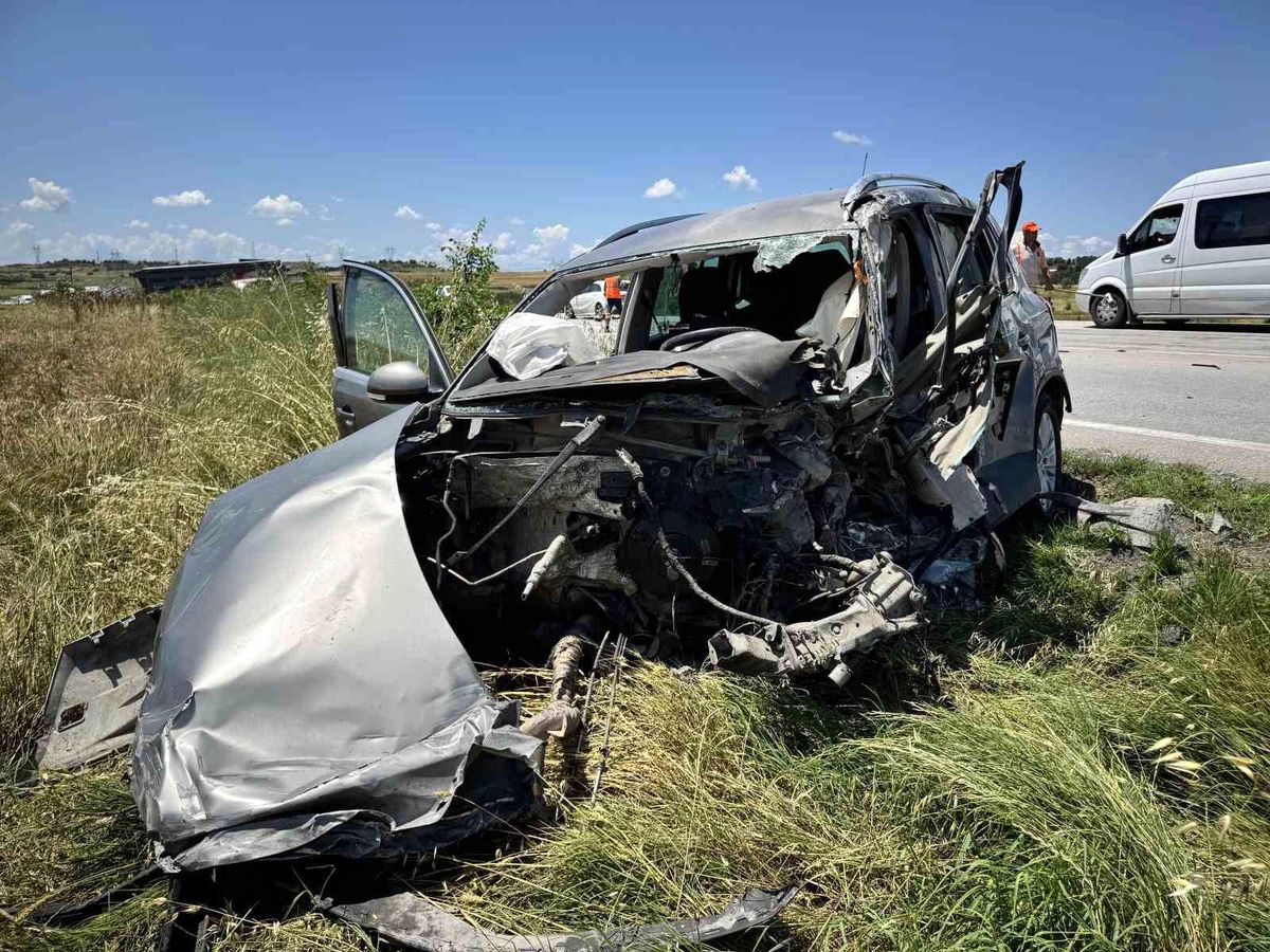 Edirne'de Korkunç Trafik Kazası: 1 Ölü