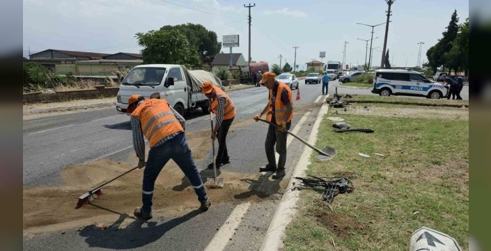 Aydın'da acı kaza: Motosikletli sürücü hayatını kaybetti
