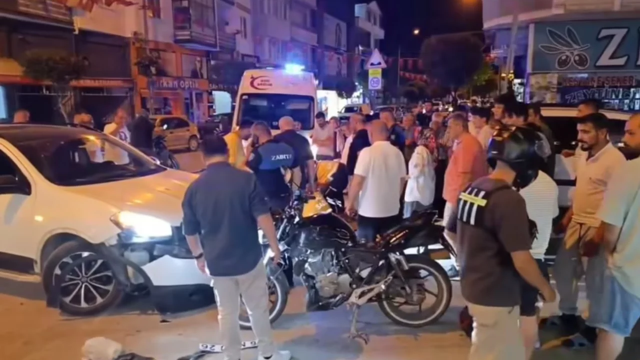 Bursa'da gece saatlerinde motosiklet kazası! Genç sürücü yaralandı...