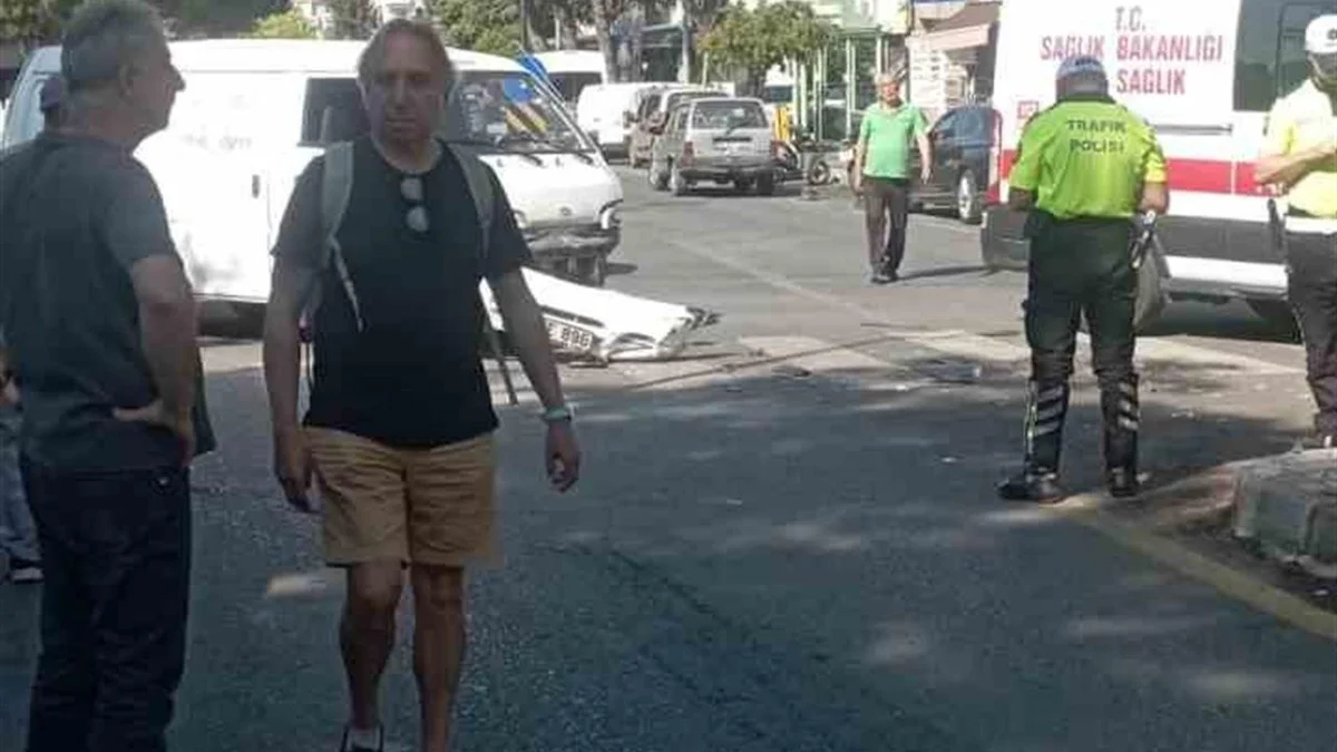 Muğla Menteşe'de İki Araç Çarpıştı, 1 Kişi Yaralandı