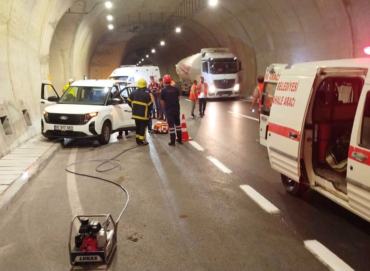 Ayvacık'ta Trafik Kazası Tatbikatı
