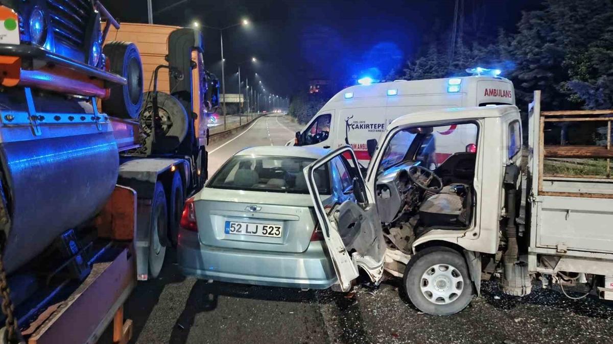 Ordu'da feci kaza: 1 ölü, 1 yaralı