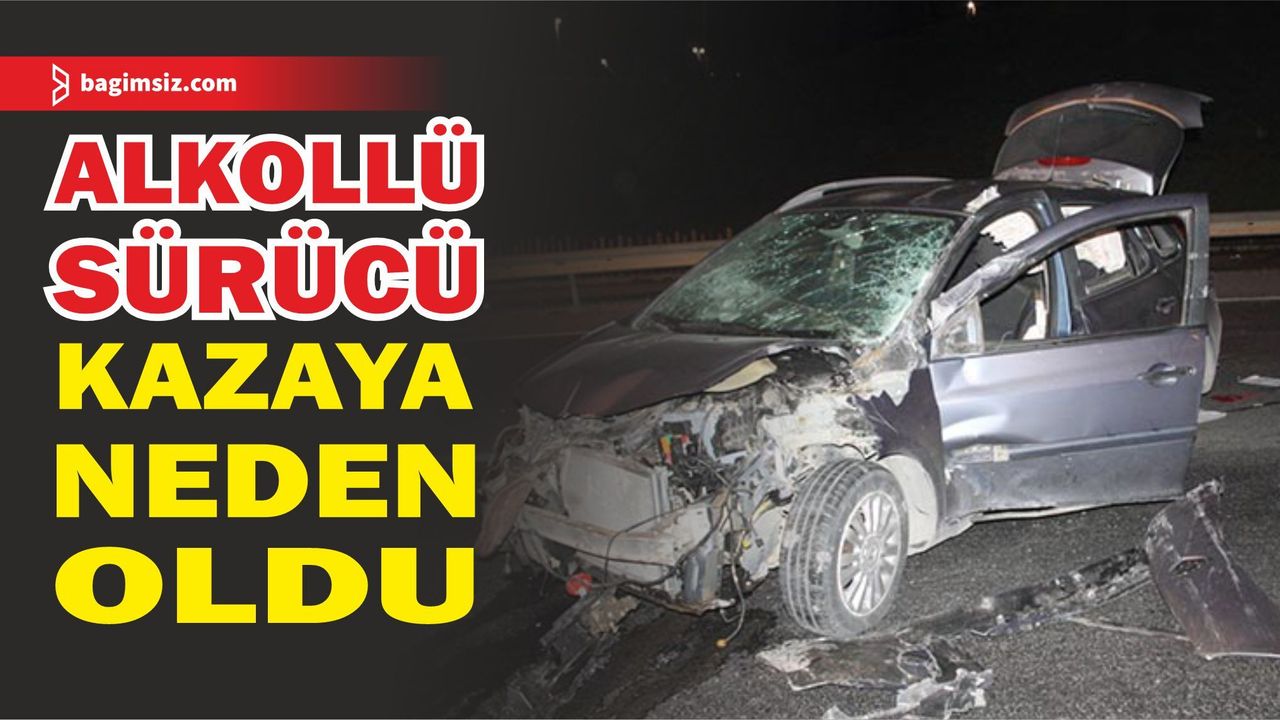 Lefkoşa Gazimağusa ana yolunda trafik kazası