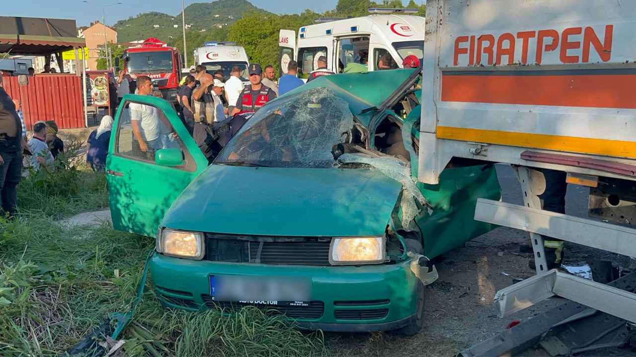 Ordu’da zincirleme kaza: 2 yaralı