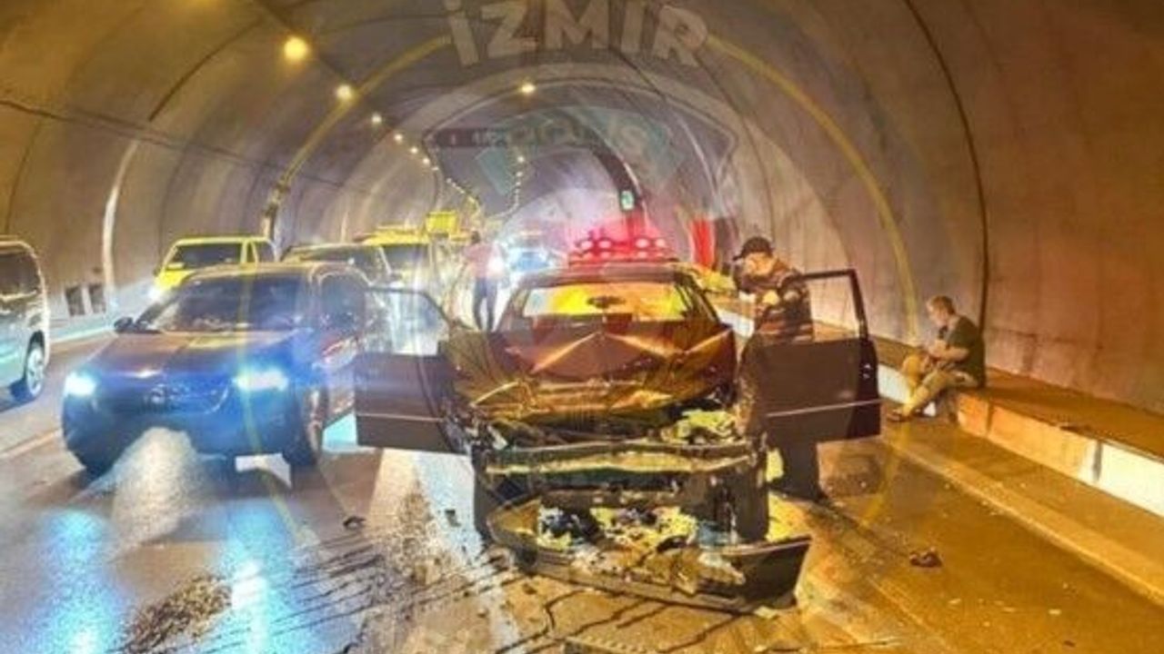 Bayraklı’da tünel içinde kaza: O güzergâh için uyarı verildi