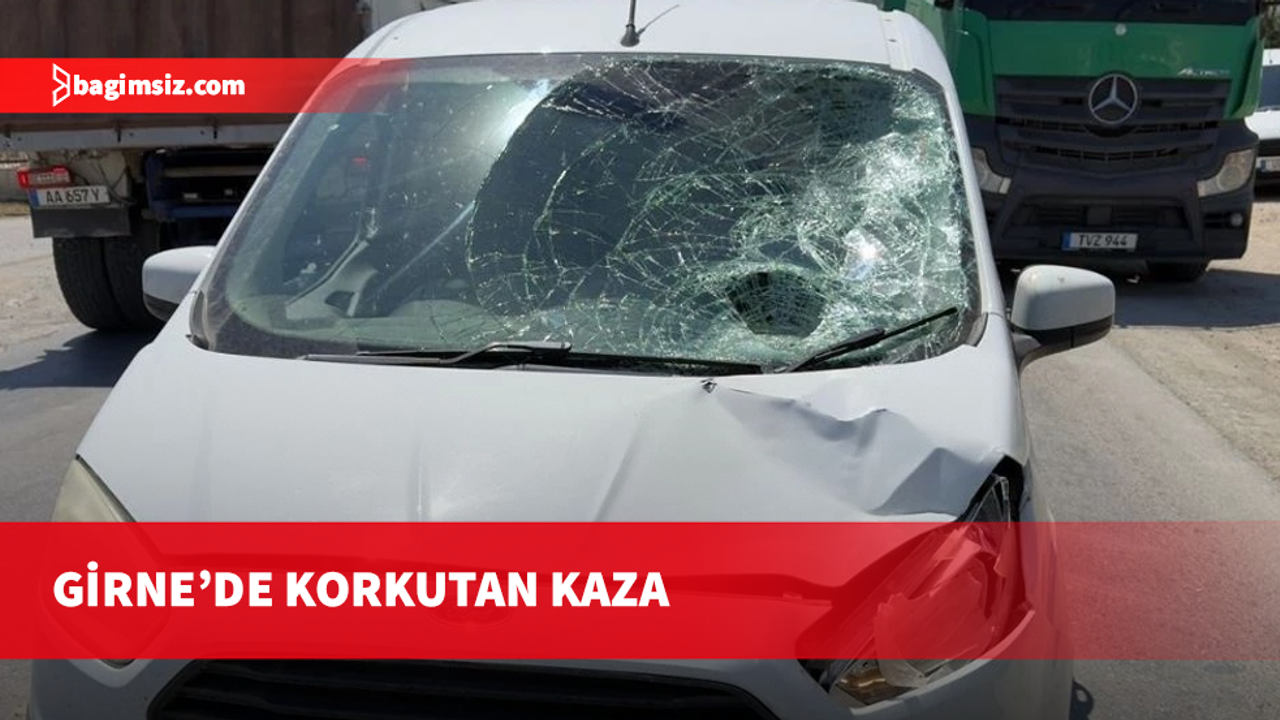 Çatalköy yolu’nda trafik kazası: Yayaya araç çarptı