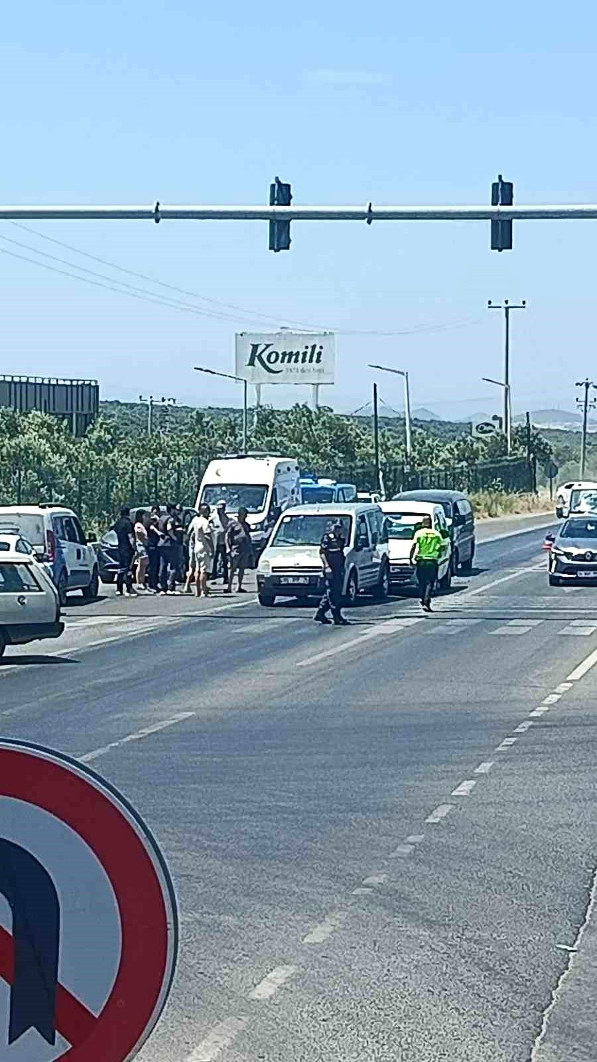 Ayvalık'ta Zincirleme Trafik Kazası