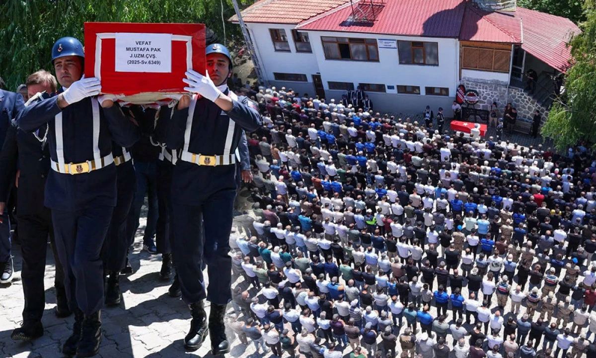 KAZADA HAYATINI KAYBEDEN UZMAN ÇAVUŞ TOPRAĞA VERİLDİ