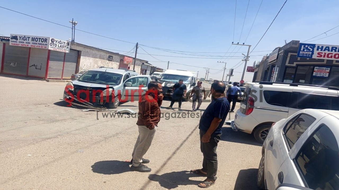 Şanlıurfa’da Maddi Hasarlı Trafik Kazası