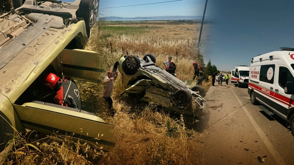 Bandırma-Susurluk yolu kazası: Arı nedeniyle kontrolden çıkan taksi 1 can aldı, 4 yaralı var | Asayiş Haberleri