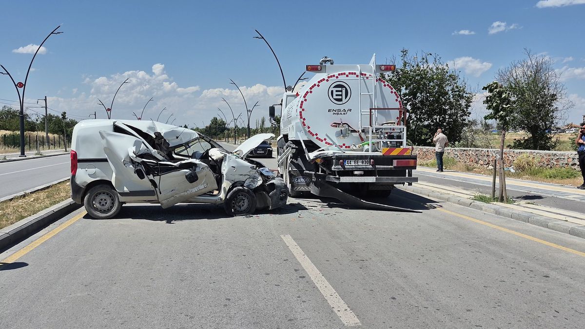 Malatya'da Trafik Kazası: Bir Yaralı