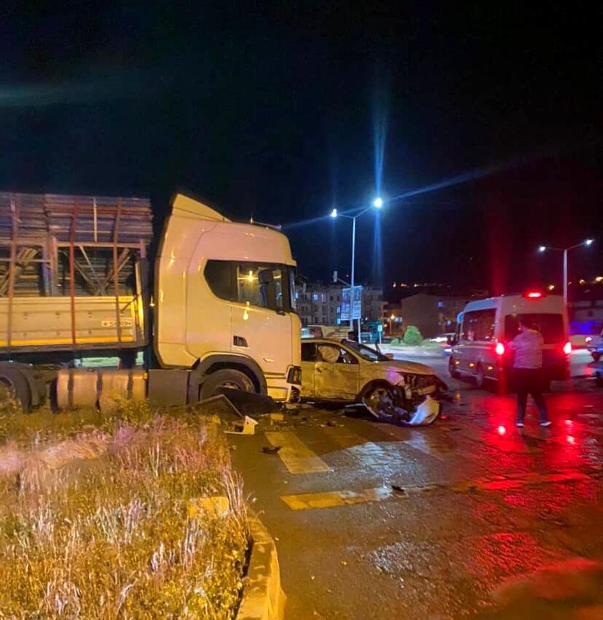 Bayburt'ta Trafik Kazası: 1 Yaralı