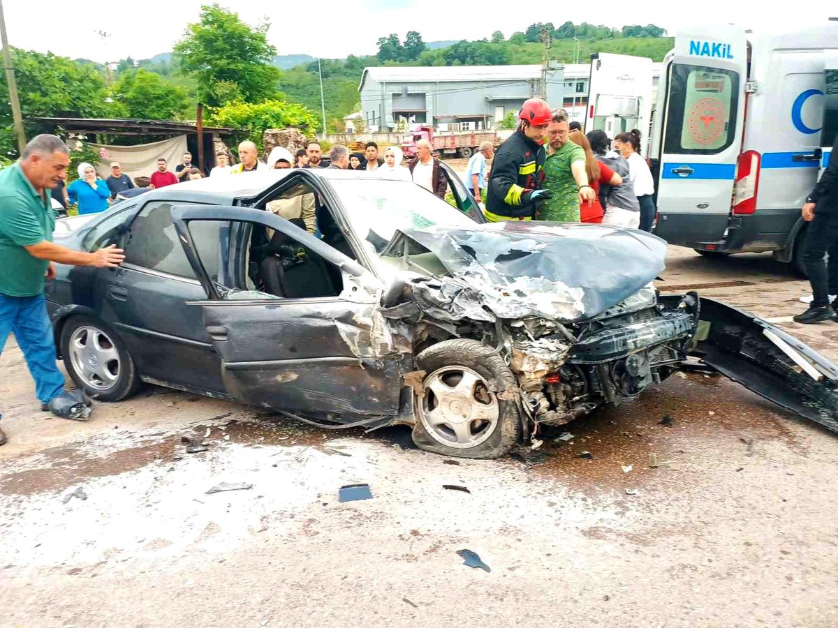 Ordu'da trafik kazası: 5 yaralı