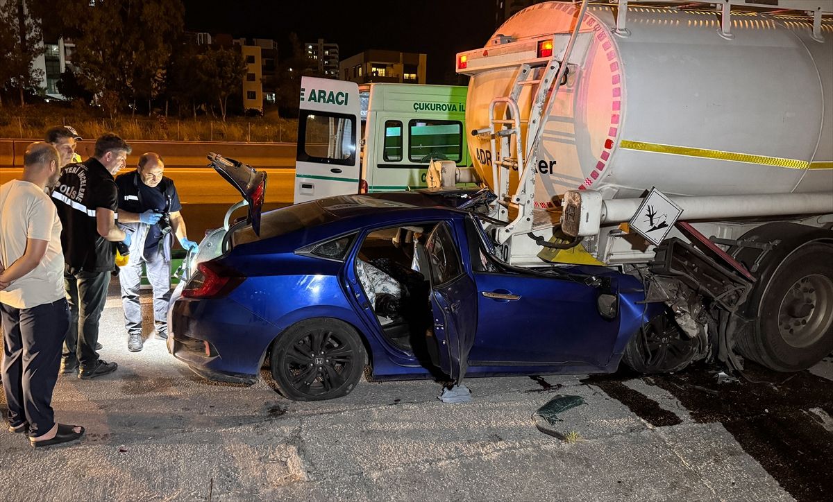 Adana'da Trafik Kazası: Bir Ölü, İki Yaralı