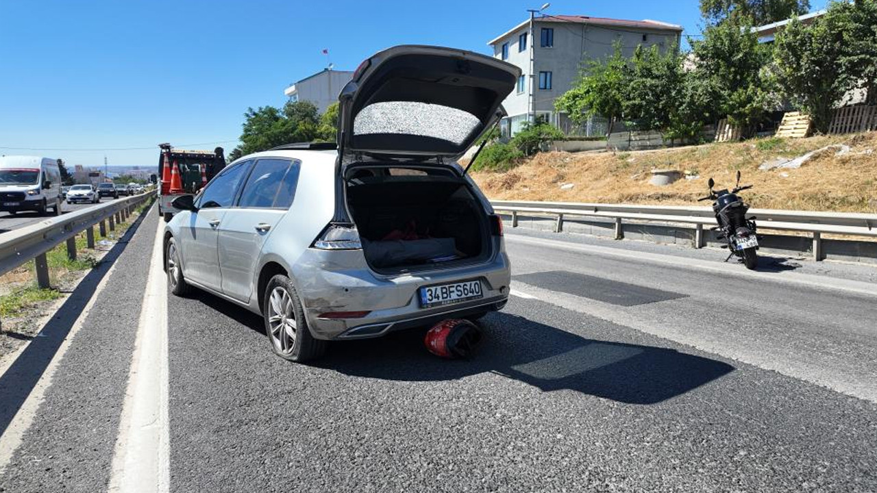 Büyükçekmece'de trafik kazası: Otomobile çarpan genç motosikletli hayatını kaybetti