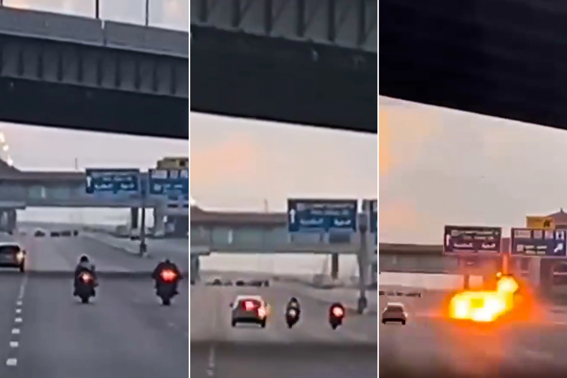 İskenderiye’de feci ölüm: İki ünlü motorcu alevler içinde kaldı!
