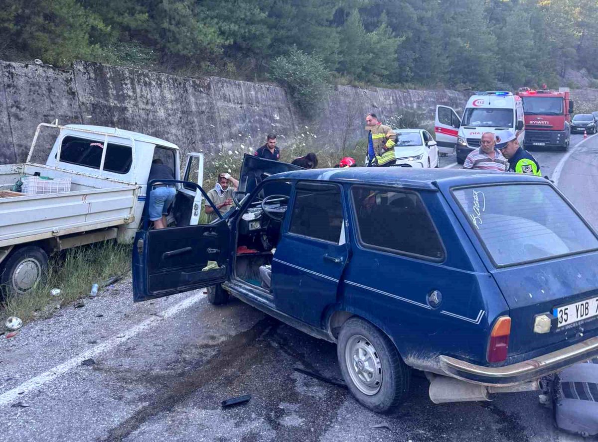 Milas'ta trafik kazası: 2 yaralı