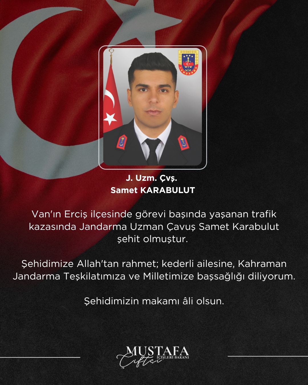 Van’ın Erciş İlçesinde Trafik Kazası: Bir Asker Şehit Oldu