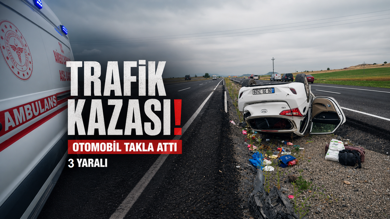 Nevşehir'de Korkutan Kaza: Anne ve 2 Çocuğu Yaralandı