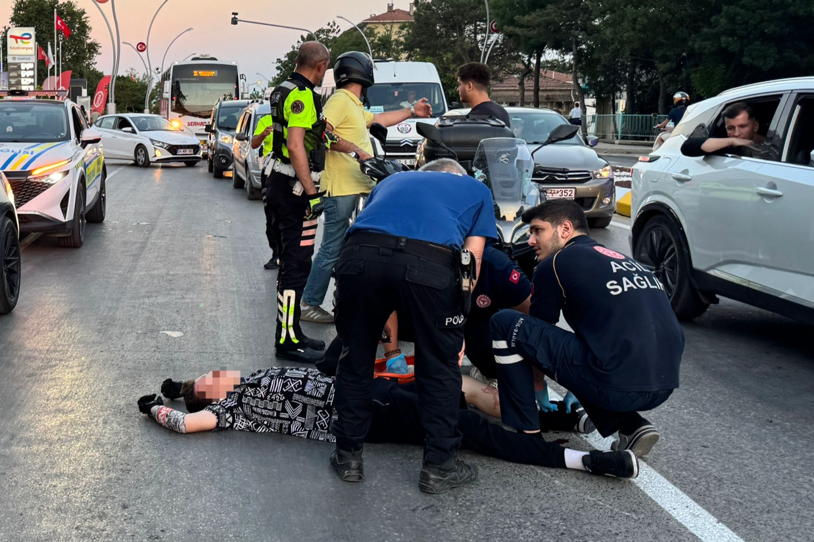 Edirne’de Motosiklet Kazası: 1 Yaralı