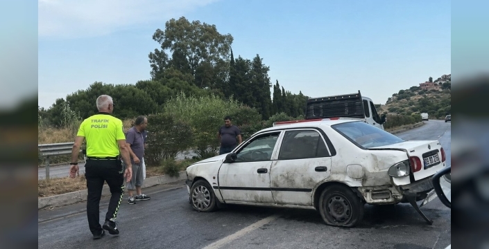 Söke'de trafik kazası: Bir kişi yaralandı