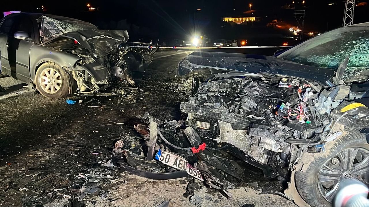 Nevşehir'deki trafik kazasında 1 kişi öldü, 5 kişi yaralandı
