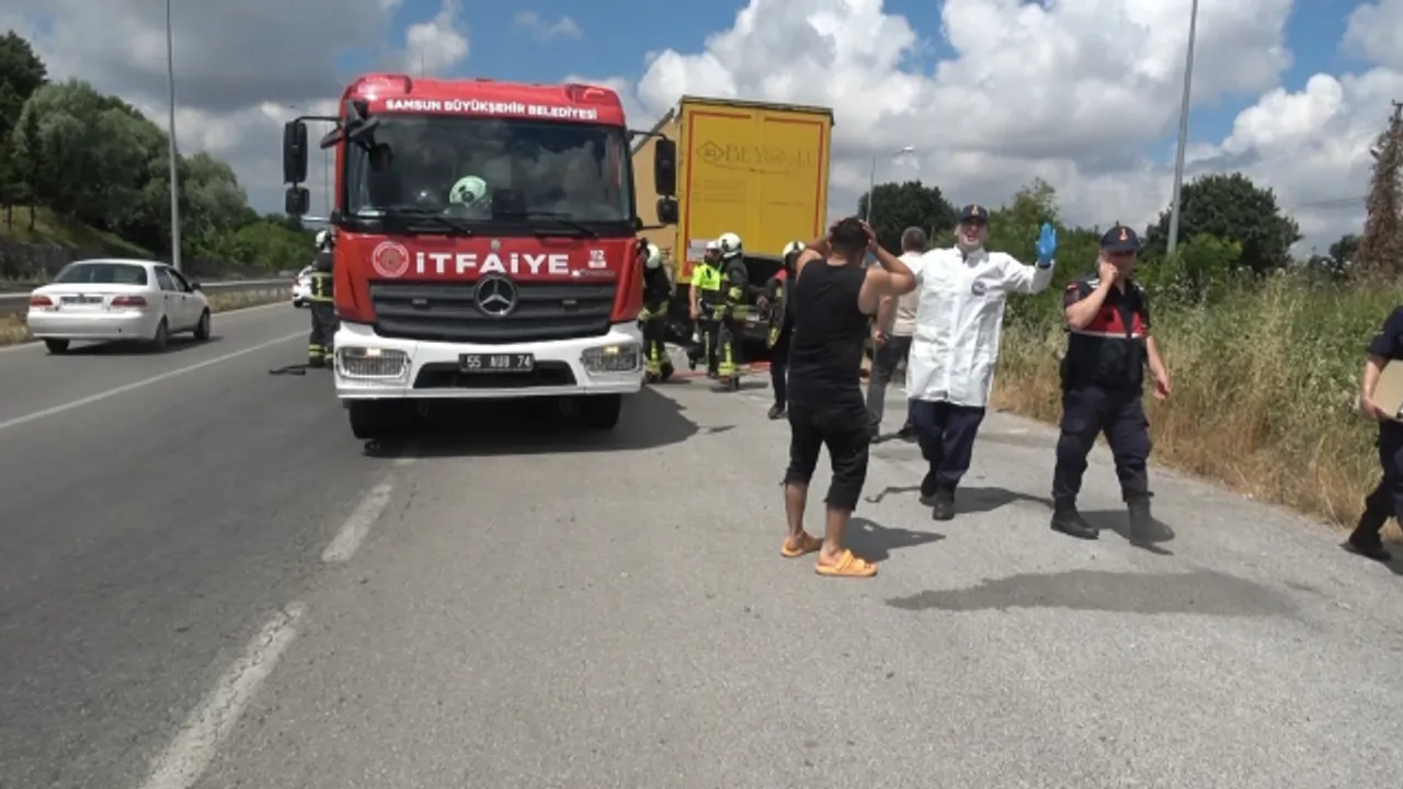 Bafra’daki trafik kazasında 2 kişi hayatını kaybetti