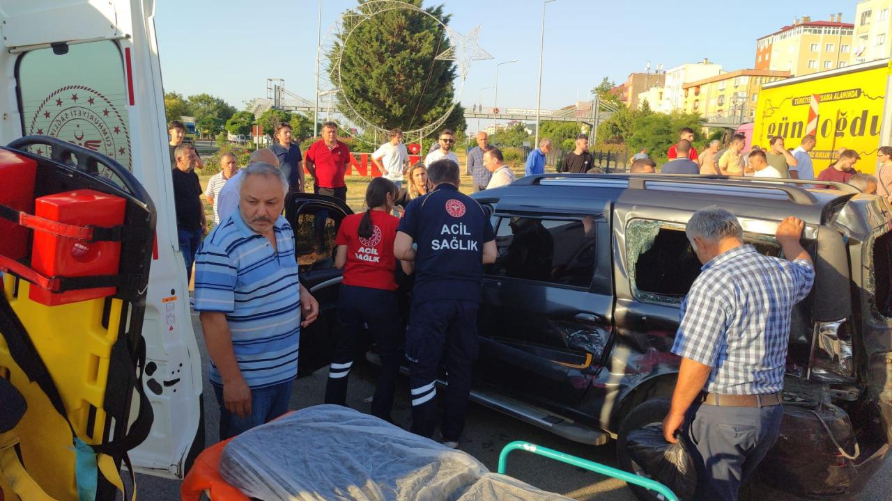 Giresun’da trafik kazası: Yaralı var