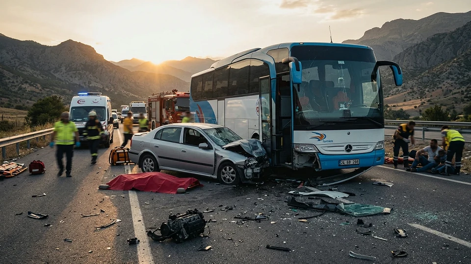 Antalya trafik kazası: Tur otobüsü ile otomobil çarpıştı, bir kişi öldü 12 kişi taburcu edildi | Gündem Haberleri