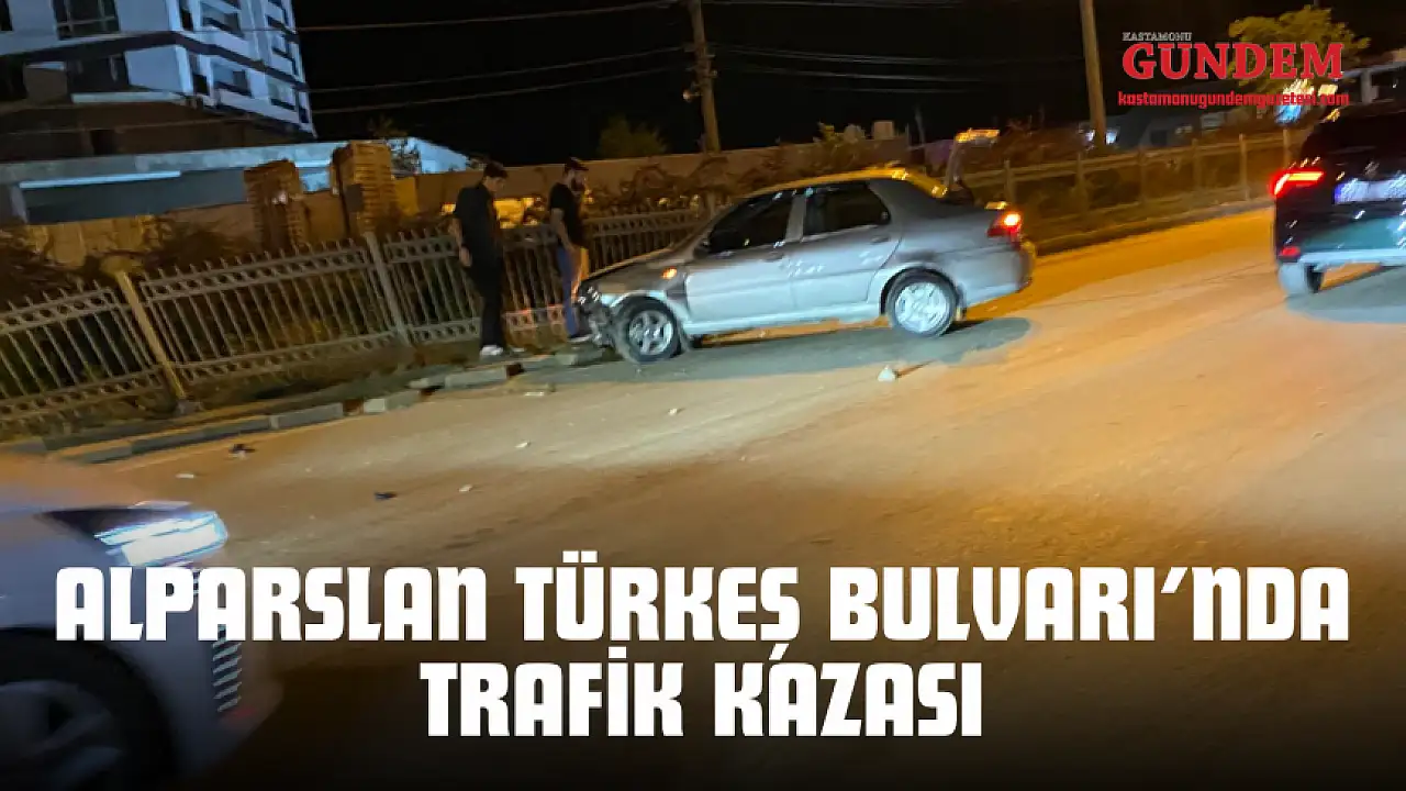 Alparslan Türkeş Bulvarı'nda Trafik Kazası