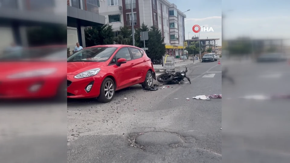 Çorlu'da trafik kabusu: İki ayrı kazada motosikletliler hastanelik oldu