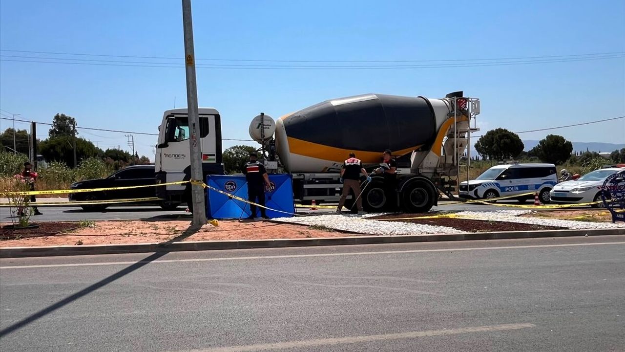 Aydın Efeler’de kaza: Beton mikserinin çarptığı yaya hayatını kaybetti