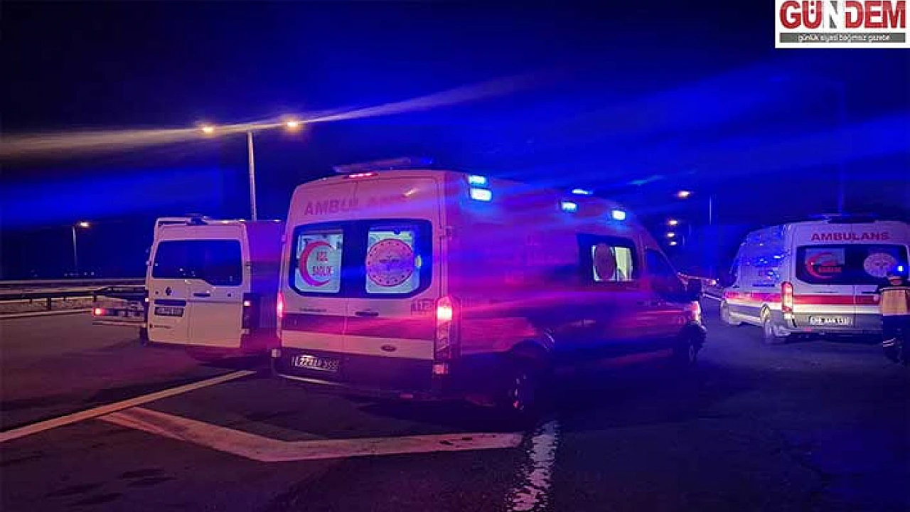 HASKÖY YAKINLARINDA TRAFİK KAZASI: KAMYONETTEKİ 4 KİŞİ HASTANEYE KALDIRILDI