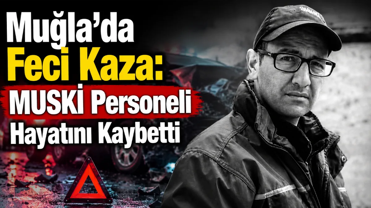 Muğla’da Feci Kaza: MUSKİ Personeli Hayatını Kaybetti