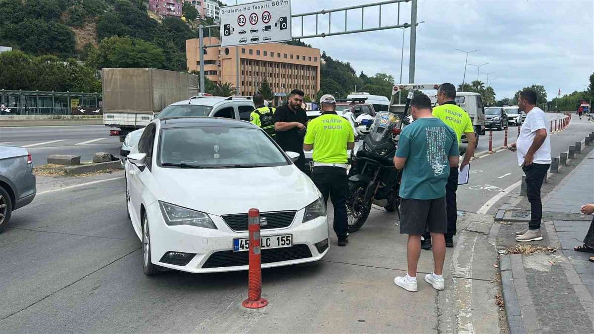 Samsun'da maddi hasarlı trafik kazası