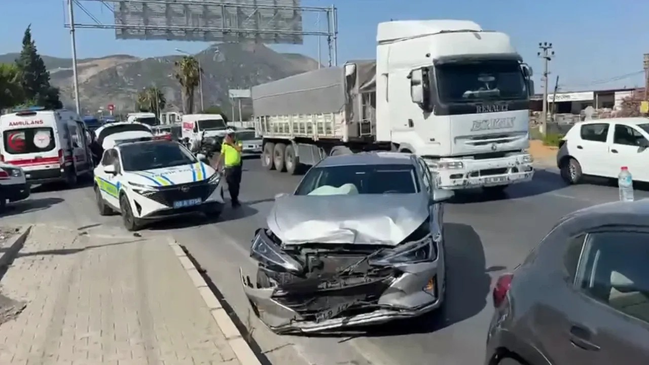 Aydın'da zincirleme kaza: 4 yaralı