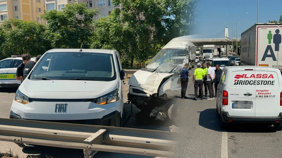 Hamile eşiyle doktor kontrolüne gidiyorlardı: Yolda duran araca çarptı... Çok sayıda yaralı var
